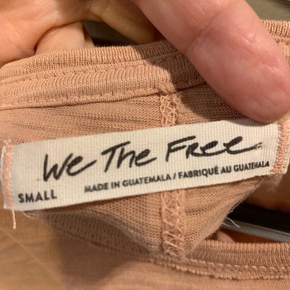 We The Free blouse, Size Small, color: Peach, Made in Guatemala. EUC - Picture 3 of 5